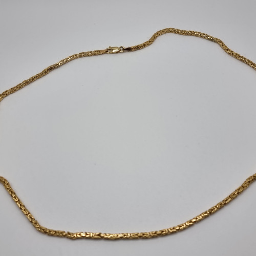 Women and men necklace "Unisex" - 18k gold