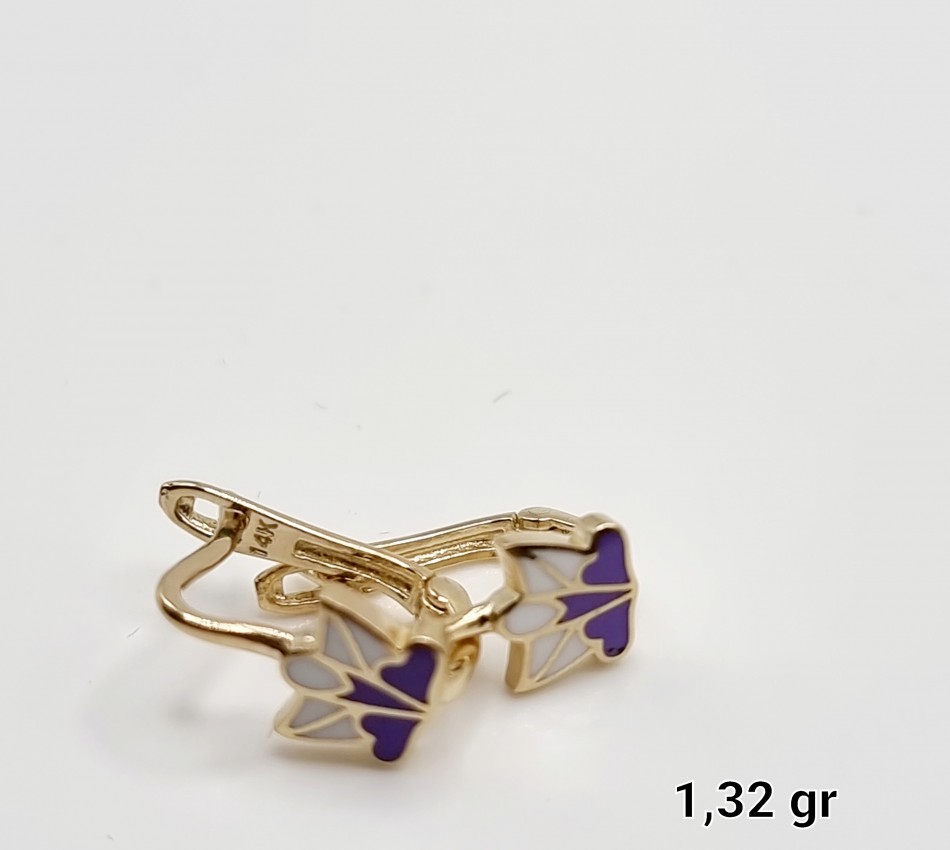 Women earrings - 14k gold